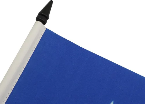 Miniatura 70 de AZ FLAG Sierra Leone Bandera de mesa 5'' x 8'' - Bandera de escritorio de Sierra Leona 21 x 14 cm - Bastón y base de plástico negro