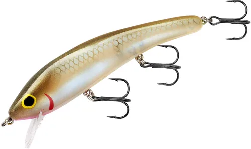 Miniatura 8 de Cotton Cordell Ripplin' Red Fin Crankbait - Señuelo de pesca, 4 1/2 pulgadas, 3/8 onzas Chrome Azul Back