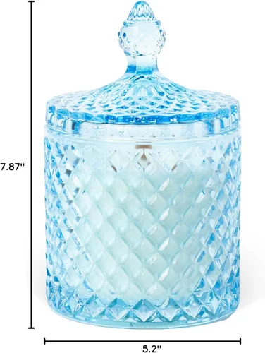 Miniatura 9 de Hidden Label Velas perfumadas de abeto y madera de cedro, vela de mecha de madera de 14.8 onzas, cera de soja natural 80H, vela de aromaterapia