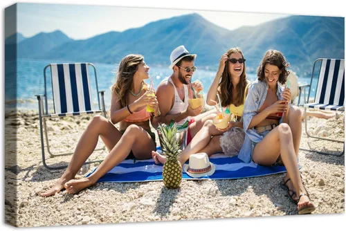 Miniatura 34 de Impresión personalizada de foto a lienzo, impresiones de lienzo enmarcadas personalizadas con tus fotos personalizadas para dormitorio, sala