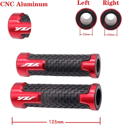 Miniatura 2 de Empuñaduras de mano para motocicleta YZF R1, R3, R6, R6S, R25, R125, 600R