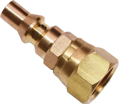 DOZYANT Accesorios de conexión rápida de propano RV de 1/4 pulgadas para conectar electrodomésticos de gas de baja presión, parrilla, hoguera y