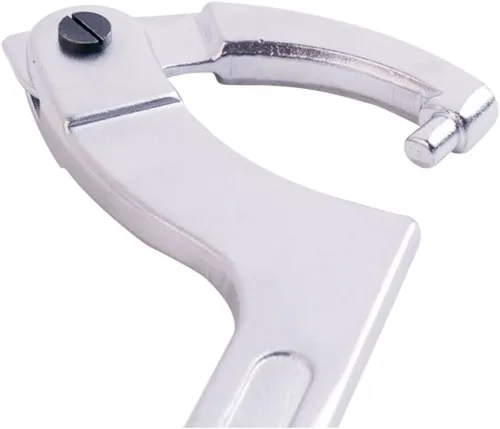 Miniatura 3 de Cromo Vanadio Ajustable C Llave Gancho Llave Herramienta Cabeza Redonda 1.260-2.992 in