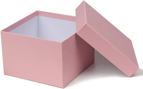 Miniatura 5 de Briful Cajas de regalo cuadradas con tapas, juego de 4 cajas de regalo rosadas, cajas de regalo de varios tamaños, cajas de regalo para regalos