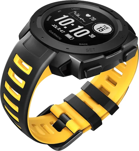 Miniatura 9 de ANCOOL Compatible con Garmin Instinct 2 Band, correa de silicona suave de repuesto para Garmin Instinct Tide/Esports/Solar/Smartwatches tácticos