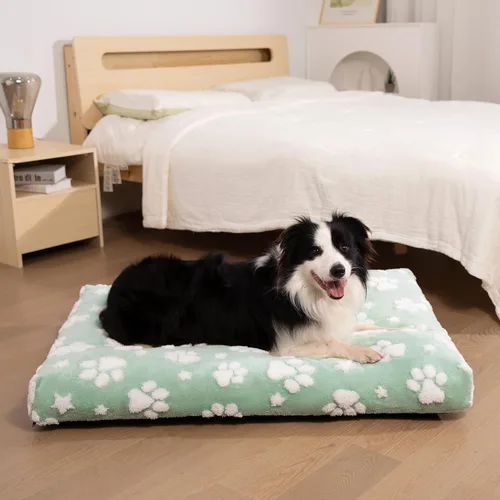 Miniatura 2 de Camas para Perros para Perros Pequeños y Medianos, Bonita Cama Gruesa para Perros para Jaula Perrera, Cama Mullida para Mascotas con Funda Extraíble