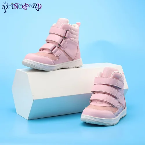 Miniatura 5 de Zapatos ortopédicos para niños, botas altas correctivas con soporte de arco y tobillo, mejoran los pies planos de los niños y valgusvaro