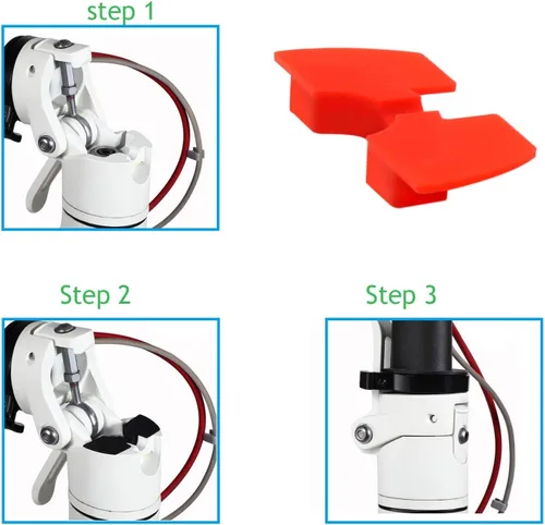 Miniatura 6 de Chuancheng Kit de accesorios para Xiaomi Mijia M365 y Pro Series Gancho Scooter Eléctrico, Amortiguadores de Vibración 0.024 in 0.031 in 0.047 in