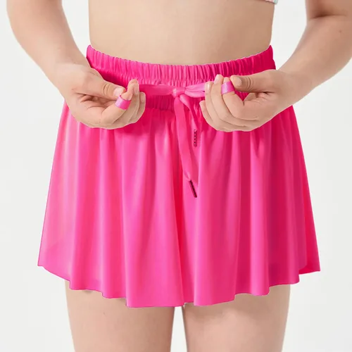 Miniatura 4 de 2-in-1 Butterfly Shorts Girls Flowy Shorts, Kids Girls Athletic Shorts with Spandex Liner and Side Pocket for Fitness