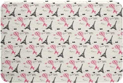 Miniatura 37 de Erosebridal Tapete de baño bohemio azteca de 16 x 24 pulgadas, color blanco y negro con estampado de flechas geométricas, alfombras de baño bohemias