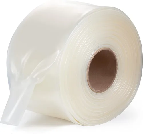 Miniatura 112 de CHANZON - Tubo termorretráctil de poliolefina de 2:1, relación 3/16" (5mm), rollo de 8 pies (2.5M de longitud total), funda transparente