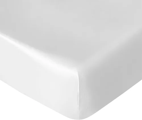 Miniatura 17 de NTBAY Sábana bajera ajustable de satén de seda, súper suave y sedosa de 28 x 52 pulgadas, para colchones estándar de cuna y de niños pequeños, Negro