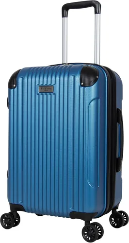 Miniatura 4 de Ben Sherman Heathrow Hall - Maleta de 8 ruedas extensible y ligera, color gris oscuro, azul (Vivid Blue)), 181557VB