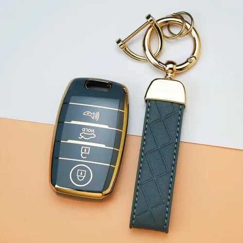 Miniatura 4 de GAGALU 3/4 Botones TPU Shell Fob Holder Llavero para Kia Rio Rio5 Sportage R K3 KX3 K4 K5 para Ceed Sorento Cerato Optima Car Key Cover Case