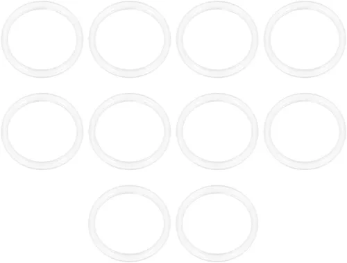 uxcell Junta tórica de silicona, 1.260 in de diámetro exterior, 1.024 in de diámetro interior, 0.118 in de ancho, junta de anillos de sellado VMQ,