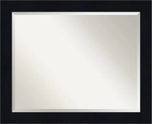 Miniatura 14 de Amanti Art Espejo de baño azul para sobre el fregadero, espejo de tocador rectangular azul marino Shiplap de 24 x 20 pulgadas, marco de madera