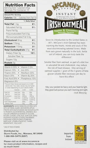 Miniatura 2 de McCann's - Avena irlandesa instantánea - Manzana y canela - 12.3 oz - 10