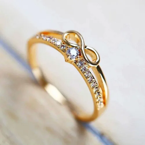 Miniatura 10 de Narica Anillo de 21 piedras chapadas en plata, apilables, corte redondo, zafiro azul, circonita cúbica, relleno de circonita cúbica, halo