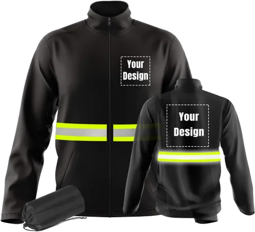 Miniatura 7 de Chaquetas de seguridad ligeras y finas de trabajo reflectantes de alta visibilidad para requisitos particulares su logotipo