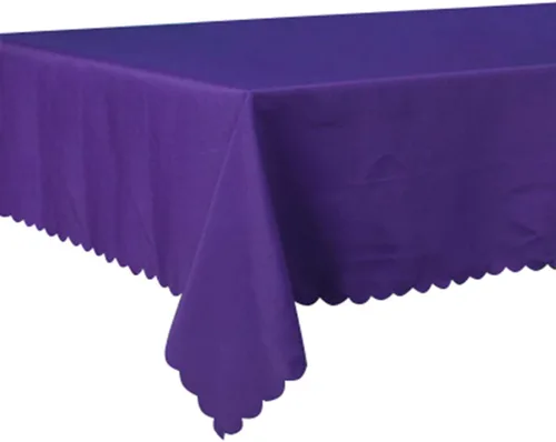 Miniatura 16 de Queenbox - Mantel rectangular rectangular de poliéster para bodas, fiestas, hoteles, restaurantes