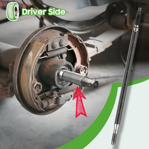 Miniatura 4 de 10L0L 20377G11 Eje trasero del lado del conductor del carrito de golf con kit de sello de cojinete para EZGO TXT/Medalist Electric1994-2013
