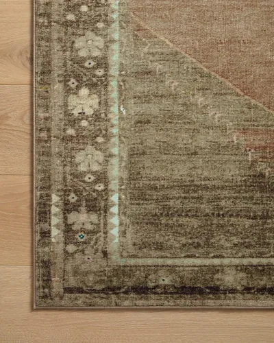 Miniatura 10 de Loloi Magnolia Home de Joanna Gaines Sinclair Collection SIN-06 - Alfombra decorativa tradicional de 2 pies 3 pulgadas x 3 pies 9 pulgadas, altura