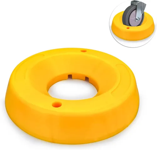 HOXWELL Muelle de rueda duradero para gato de lengua de remolque, muelle de rueda resistente para carga cámper, caravana, barco, tope de rodillo,