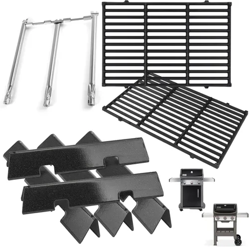 Miniatura 10 de Piezas de parrilla para Weber Spirit 2, piezas de parrilla GS4 Spirit II & I E310 E320 S310 S320, reemplazo para barras saborizantes Weber Spirit