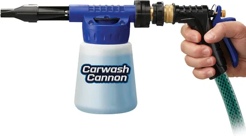 Miniatura 2 de Ontel Carwash Cannon boquilla de pistola de espuma blaster para coche, camión, barco y más - 5 configuraciones de pulverización, simplemente rocía
