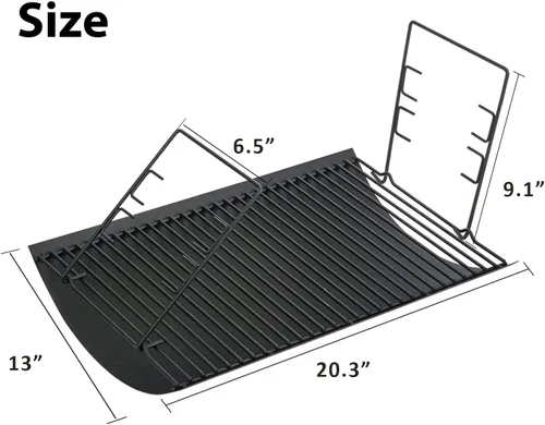 Miniatura 2 de Repuestos de bandeja para cenizas de carbón de 20 pulgadas para Char Griller 5050 5072 5650 2123 2223 2823 Bandeja para parrilla Chargriller 200157