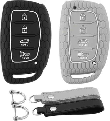 Miniatura 26 de Funda de Silicona para Llavero Compatible con Chevy GMC 5 Botones 2023 2022-2019 Chevy Silverado Tahoe Suburban GMC Sierra Acadia Terrain Protector