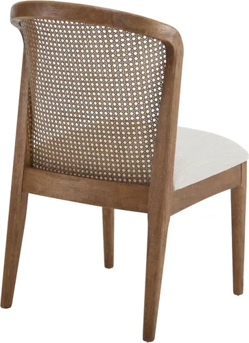Miniatura 9 de Christopher Knight Home Lilia - Juego de 2 sillas de comedor, silla de comedor moderna con tapicería de tela, sillas de cocina con marco de madera