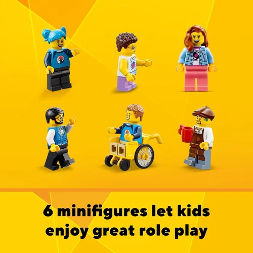 Miniatura 6 de LEGO Creator 3 en 1 Set de Construcción de Edificios de la Calle Principal, Incluye una Ciudad de Juguete, Edificio Art Deco, Calle del Mercado