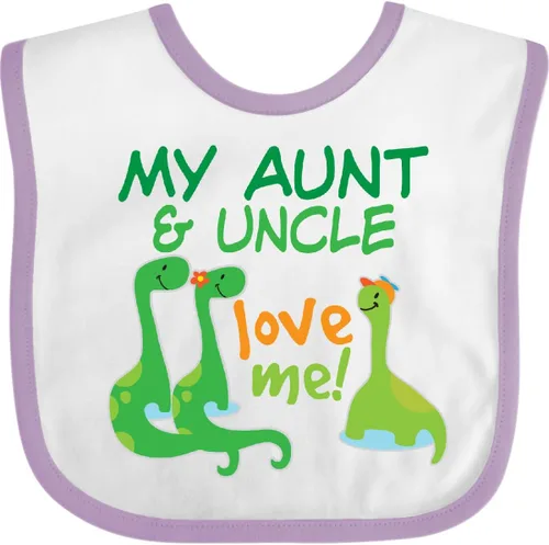 Miniatura 9 de inktastic My Aunt and Uncle Love Me Dinosaur Baby Bib
