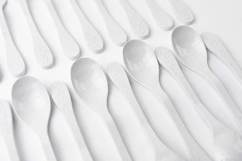 Miniatura 4 de Eco Spoon Open Stock, a granel, juego de 12 piezas, blanco