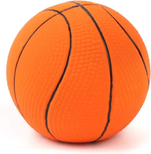 Miniatura 7 de CHIWAVA Paquete de 4 bolas deportivas de látex chirriante de 2.4 pulgadas, juego de pelotas deportivas para perros pequeños