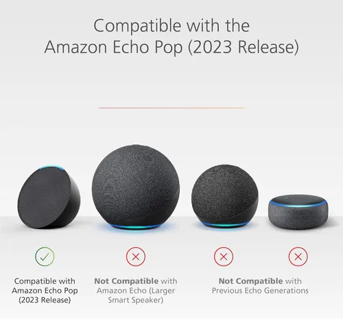 Miniatura 3 de Made for Amazon Stand with USB-C and USB-A charging ports for Echo Pop (2023 Release)