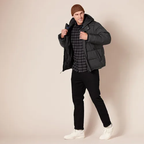 Miniatura 8 de Tienda Essentials Men's Heavyweight Hooded Puffer Coat