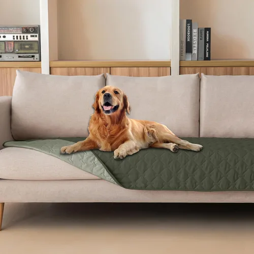 Miniatura 44 de gogobunny Manta 100% Impermeable de Doble Cara para Perros, Cubierta Suave para Cama de Mascotas, Reversible, Protege Muebles, Sillón, Sofá, Coche