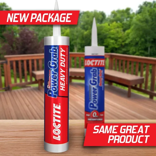 Miniatura 5 de Loctite Power Grab Express Adhesivo de Construcción para Trabajo Pesado, Pegamento de Construcción Versátil para Madera, Pared, Azulejo, Tablero