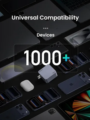 Miniatura 7 de UGREEN Nexode Pro 160W GaN Cargador de portátil USB C, cargador rápido PD 3.1 PPS de 4 puertos para MacBook Pro, Pixelbook, Dell XPS, iPad Pro