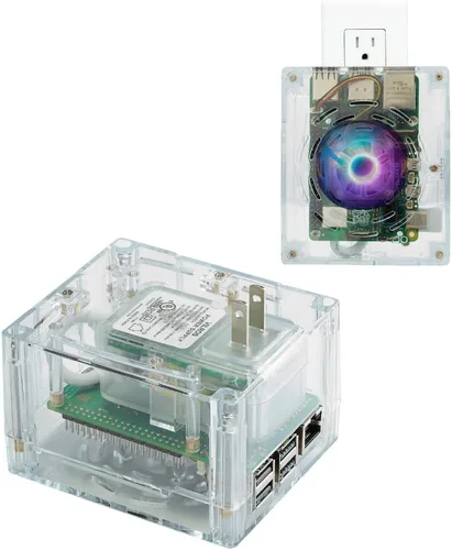 Miniatura 12 de Vilros Raspberry Pi Plug 'n' Pi- A Raspberry Pi Funda y fuente de alimentación Todo en uno Solución (Pi 4, Negro)