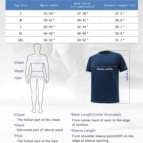 Miniatura 2 de Camisas de entrenamiento para hombre Camisas de ajuste seco para hombre que absorben la humedad Camisas de gimnasio para hombre de manga corta