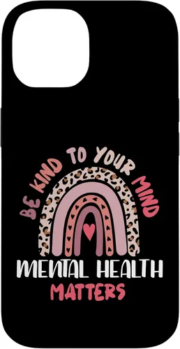 Miniatura 4 de iPhone 16 Mental Health Matters Rainbow Be Kind To Your Own Mind Case