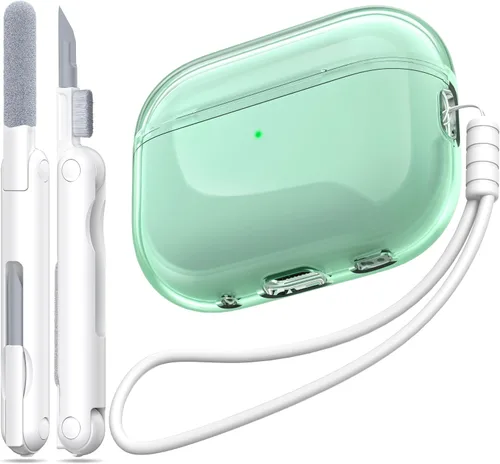 Miniatura 29 de Funda para Estuche de Airpods Pro de 2ª/1ª Generación, Compatible con Estuche de Airpods Pro de 2ª Gen Puerto de Carga USB C, Funda Suave