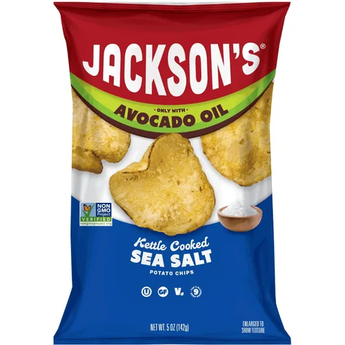 Miniatura 7 de Jackson's Classic Kettle - Papas fritas (paquete variado, 1.5 onzas, paquete de 10), hechas con aceite de aguacate premium, sal marina, sal
