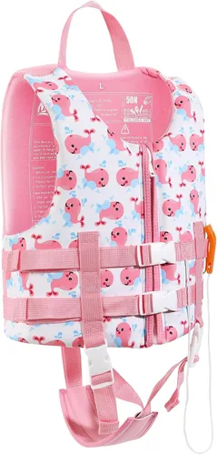 Miniatura 11 de MoKo Swimming Vest for Kids 20-30-50-77 lbs, Children Swim Vests Water Activity Equipment Cute Pattern Watersports Swimming Device for Toddlers Boys