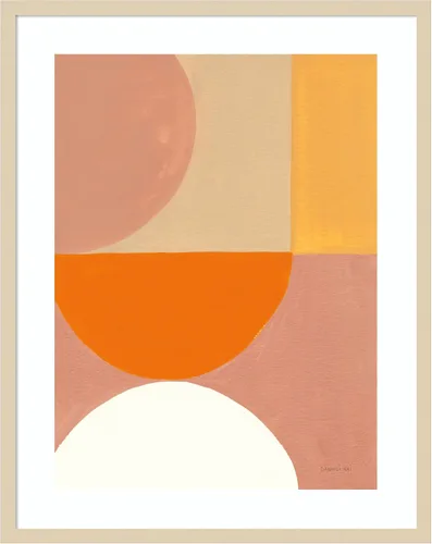 Miniatura 7 de Amanti Art Danhui Nai - Lienzo decorativo para pared, 41 x 33 pulgadas, diseño retro abstracto en V brillante, arte de pared abstracto, decoración