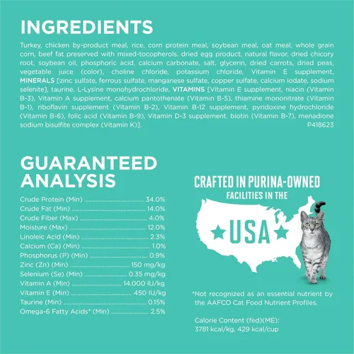 Miniatura 4 de Alimento para gato adulto premium Purina One sistemas sensibles, Sistemas sensibles