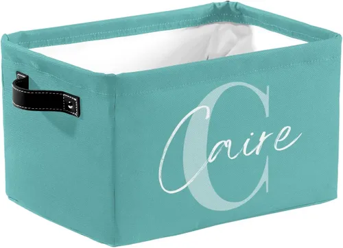 Miniatura 60 de Cesta de regalo personalizada con nombre, caja de juguetes de almacenamiento personalizada para niños, organizador de cubos de almacenamiento